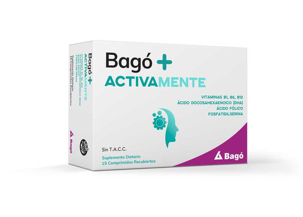 Bago + Actively Bago+ with Vitamin B1, B6, B12 & Folic Acid for Normal Psychological Function 15 Units
