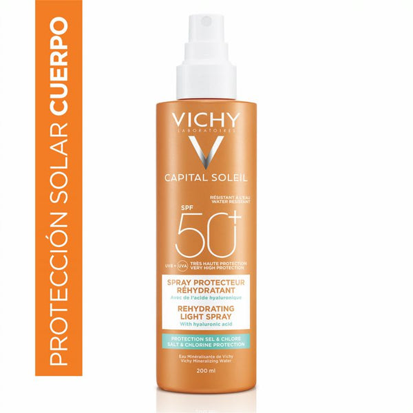Vichy Capital Soleil Beach Protect Spray FPS50+ 200ml Anti-dehydration