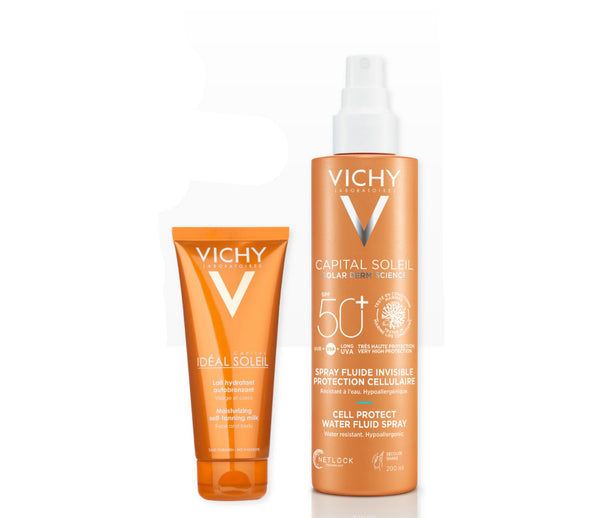 Vichy Capital Soleil Self-Tanning Body 100ml + Cell Protect FPS50 200ml