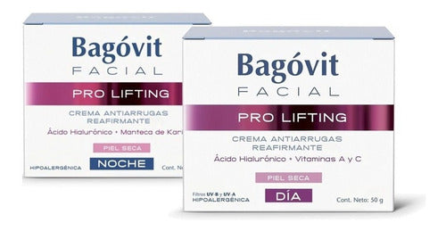 GlowySkin Hyaluronic Acid + Vitamins A&C Firming Anti-Wrinkle Day/Night Cream, Hypoallergenic, Visibly Reduce Wrinkles in 4 Weeks