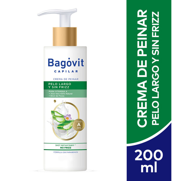 Bagóvit Styling Cream 200ml: Long Hair, No Frizz, 96% Frizz Control