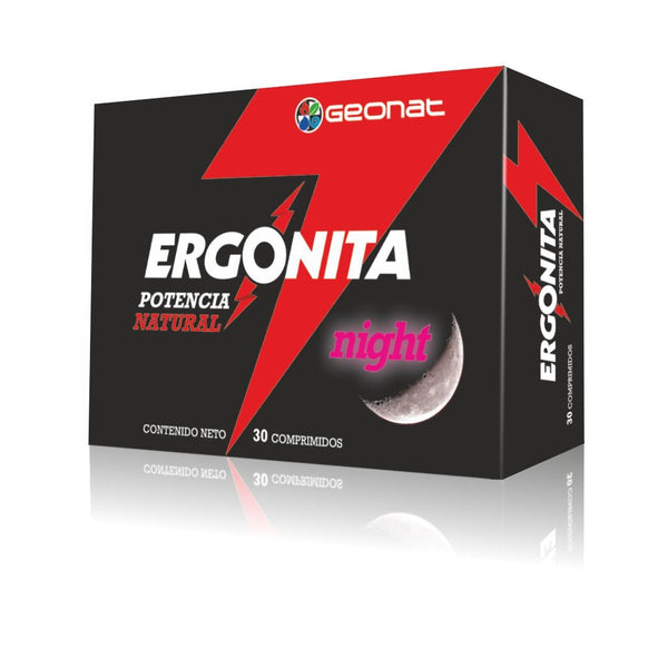 Geonat Ergonomic Night Supplement with Arginine, Ginkgo Biloba, Zinc, and Vitamins - 30 Tablets Ea. for Maximum Performance and Energy.