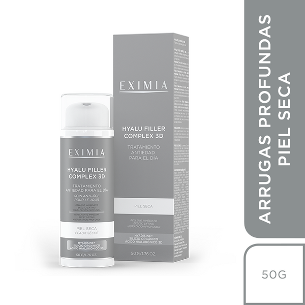 Eximia Hyalu Filler Complex 3D Daytime Dry Skin 50g 07/21 - Anti-Aging, Clinically Tested, Hypoallergenic.