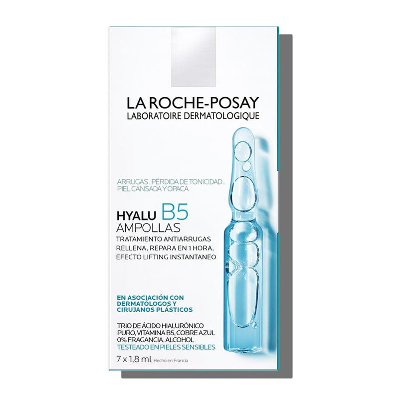 La Roche-Posay Hyalu B5 & C10 Duo: 1 Ampoules & 1 Serum - Smoothes Wrinkles, Restores Skin Barrier, Stimulates Collagen & Gives Radiant Skin!