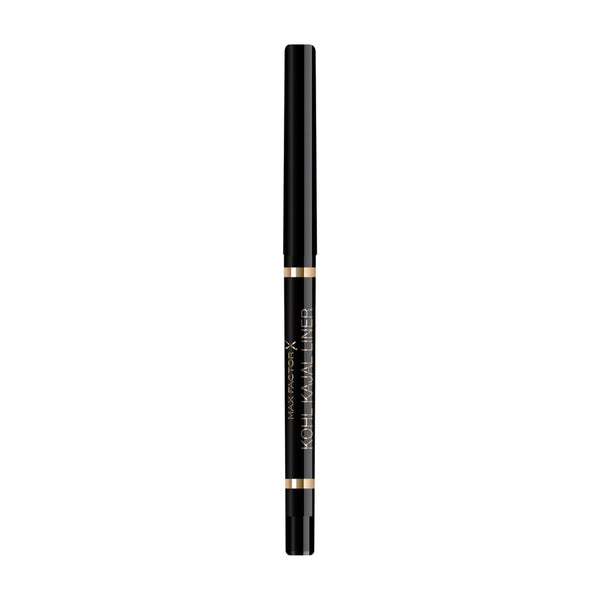 Max Factor Kohl Kajal Liner Automatic Pencil Eyeliner Black - Waterproof, Smudge-Proof, Easy to Apply, Non-Irritating & Ophthalmologically & Dermatologically Tested.