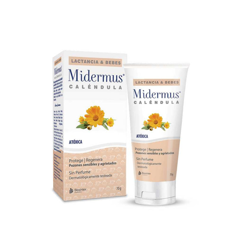 Midermus Calendula Cream (70Gr / 2.36Oz): Lightweight, Non-Greasy Moisturizer with Natural Ingredients - Midermus Calendula Cream (70Gr / 2.36Oz) .