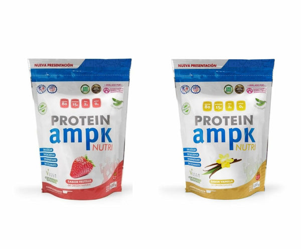 Nutri Protein AMPK 15g Protein, 3g Fiber, 80 Calorie - Sugar-Free, Aspartame-Free, Cyclamate-Free - Vanilla & Strawberry Flavors!