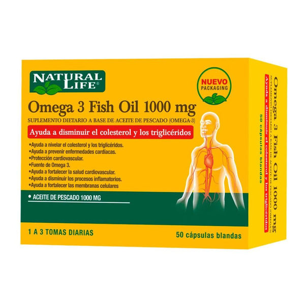 OMEGA-3 FISH OIL 1000mg - 3 Softgels/Day for Heart Health!
