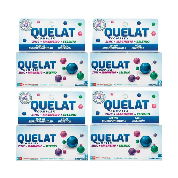 Quelat | Revolutionary Dietary Supplement | 30 Tablets | Aminoqueted Minerals | Enzyme Synthesis | Protein & Hormone Support | Stable Cell Membranes | Improved Sports Performance