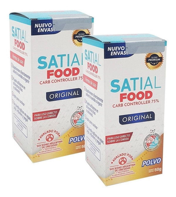 Satial Food Carb Controller Powder - 50g & 200ml - Gluten Free, Tacc Free, USA Raw Material