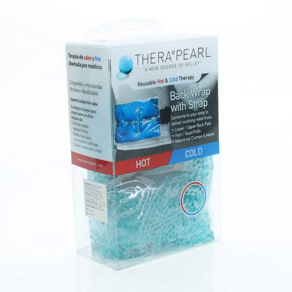 Thera Pearl Cold/Heat Therapy In Gel Beads With Bra - Lumbar, Non-Toxic, Reusable & Washable | Natural Gel Beads for Even Temperature Distribution | Soft Cotton Fabric & Flexible Design | Lightweight & Portable