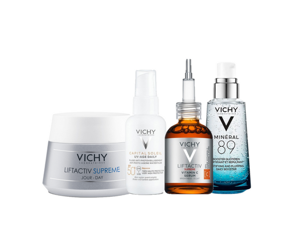 Vichy Lifetiv Supreme: 1.7oz Night Cream for Normal to Mixed Skin - 82% Smoothed Skin, 16.4% Firmness, Caffeine, Adenosine, Ramnosa, Neohesperidine for Youthful Glow!