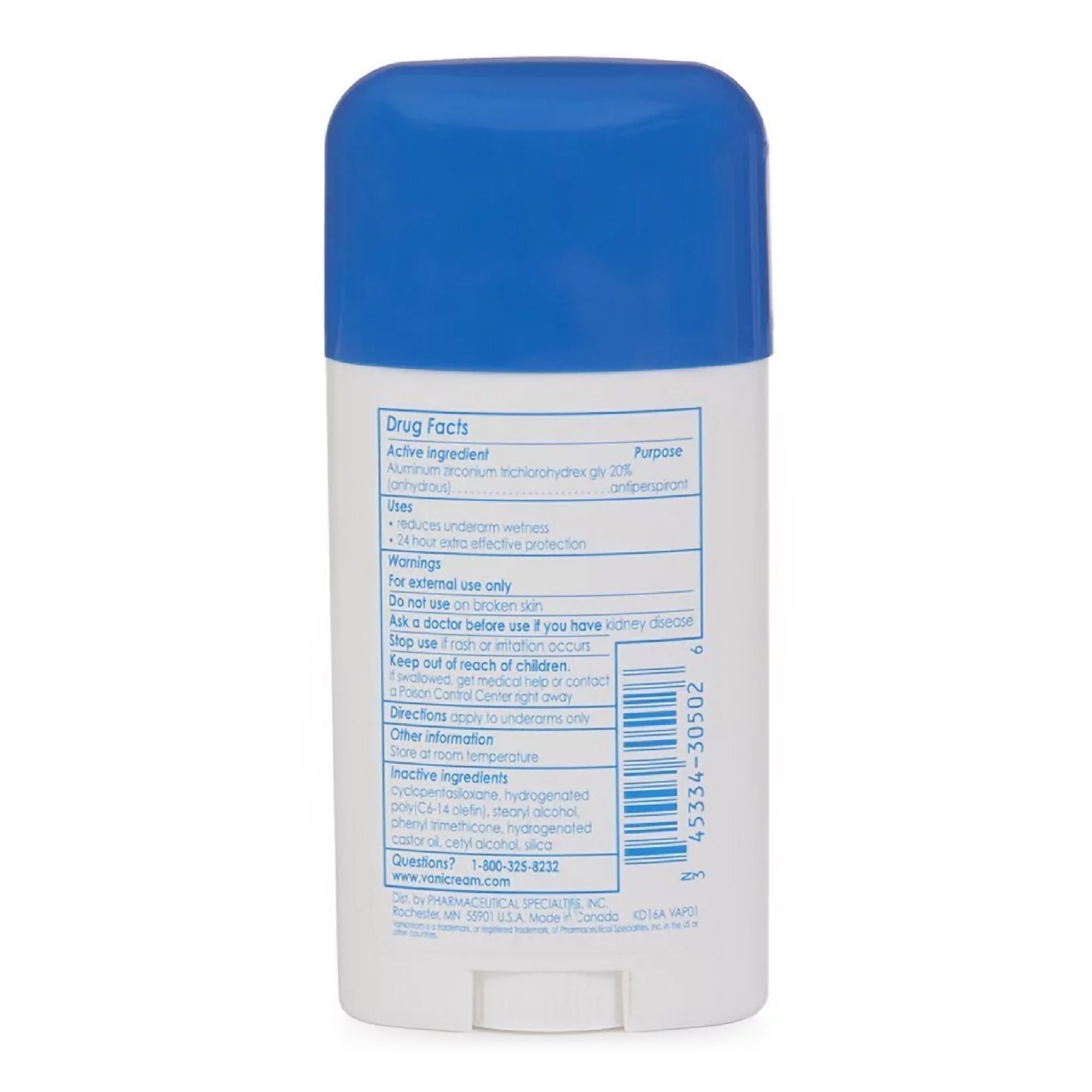Antiperspirant / Deodorant Vanicream® Solid 2.25 oz. Unscented - image 2
