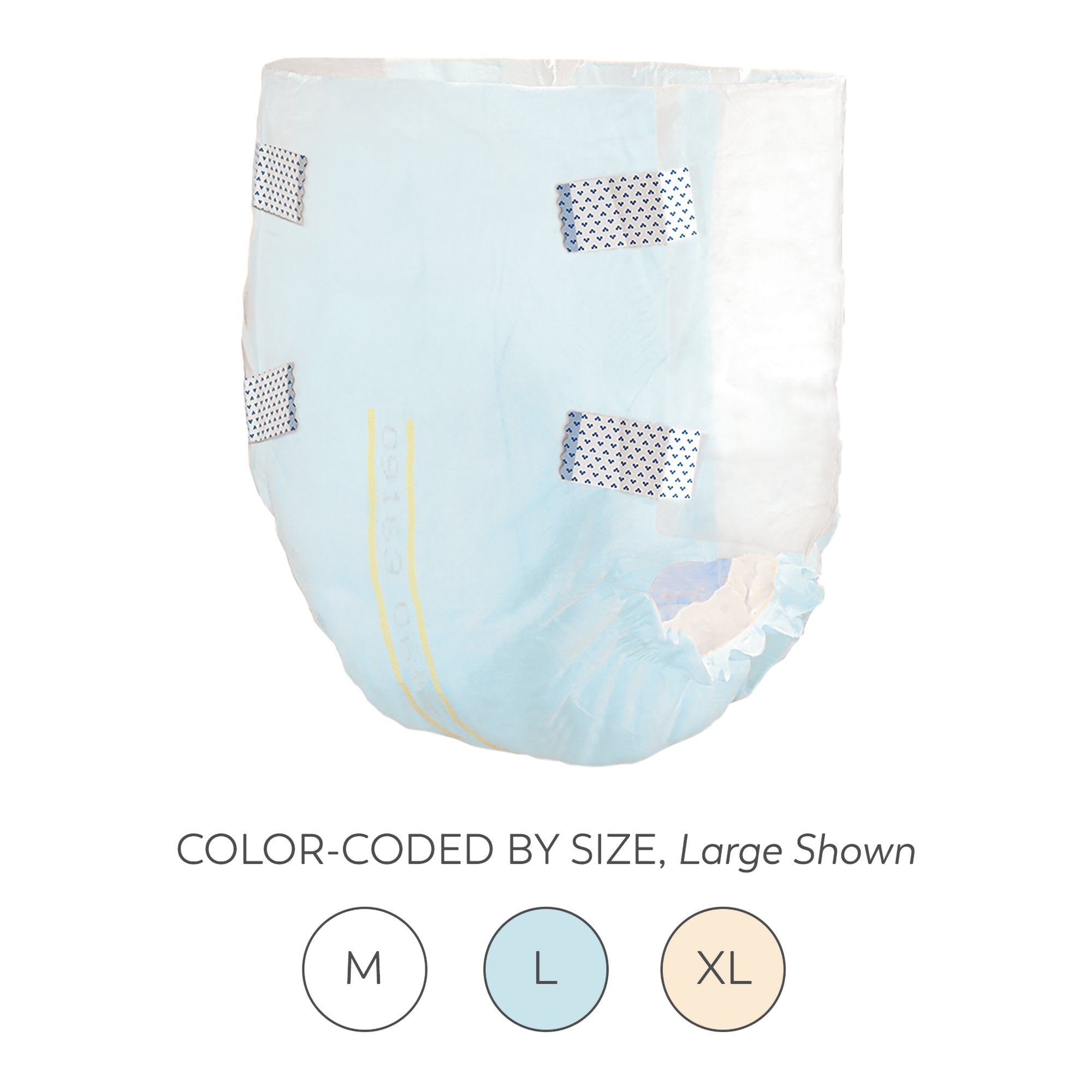 Incontinence Brief Tranquility® Essential Adult Medium Unisex Disposable Moderate Absorbency - image 6
