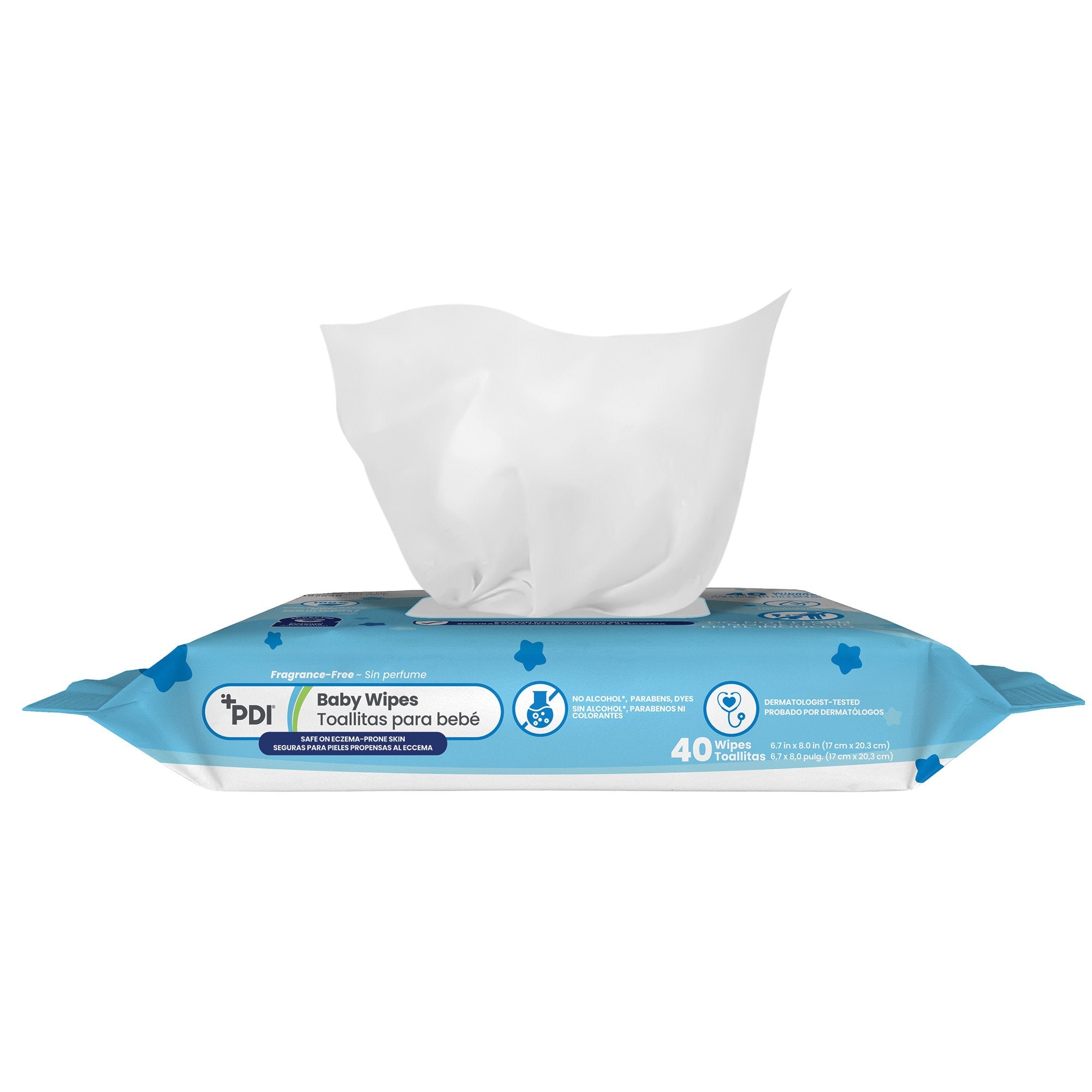 Baby Wipe PDI® Soft Pack Unscented 40 Count - image 3