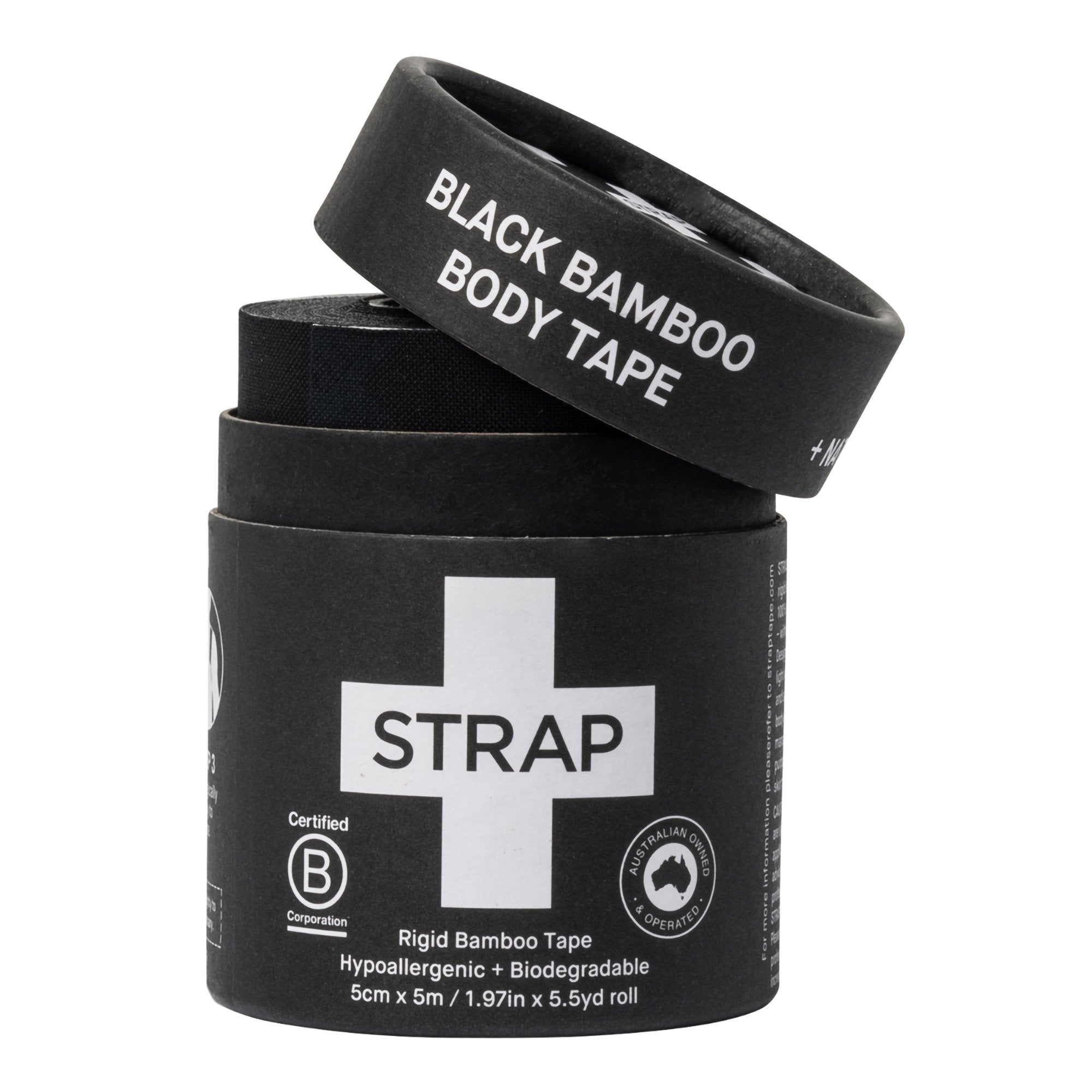 Athletic Tape Strap Black 1.97 Inch X 5-1/2 Yard Bamboo Fiber NonSterile - image 3