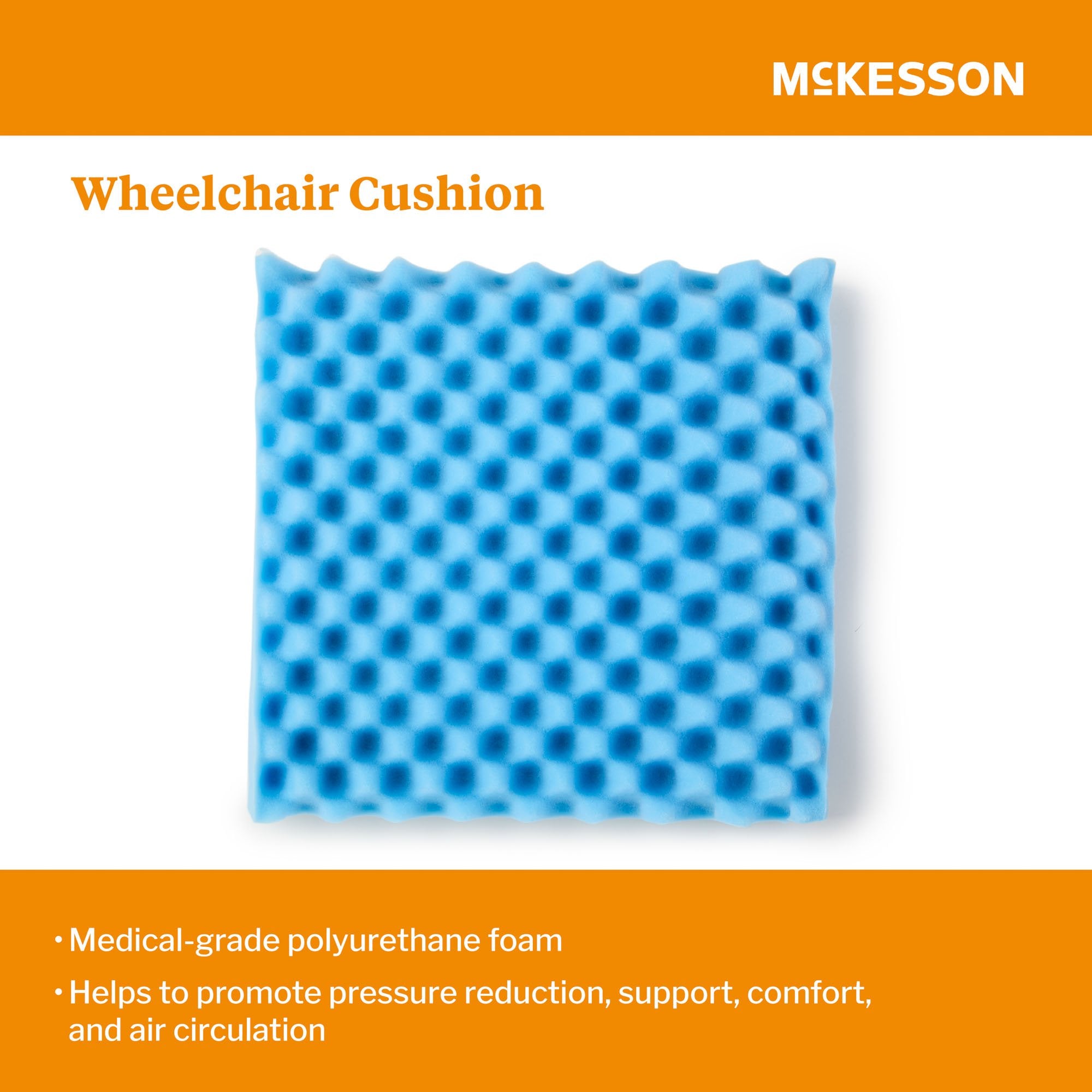 Seat Cushion McKesson 18 W X 16 L X 3 D Inch Convoluted Foam - image 10