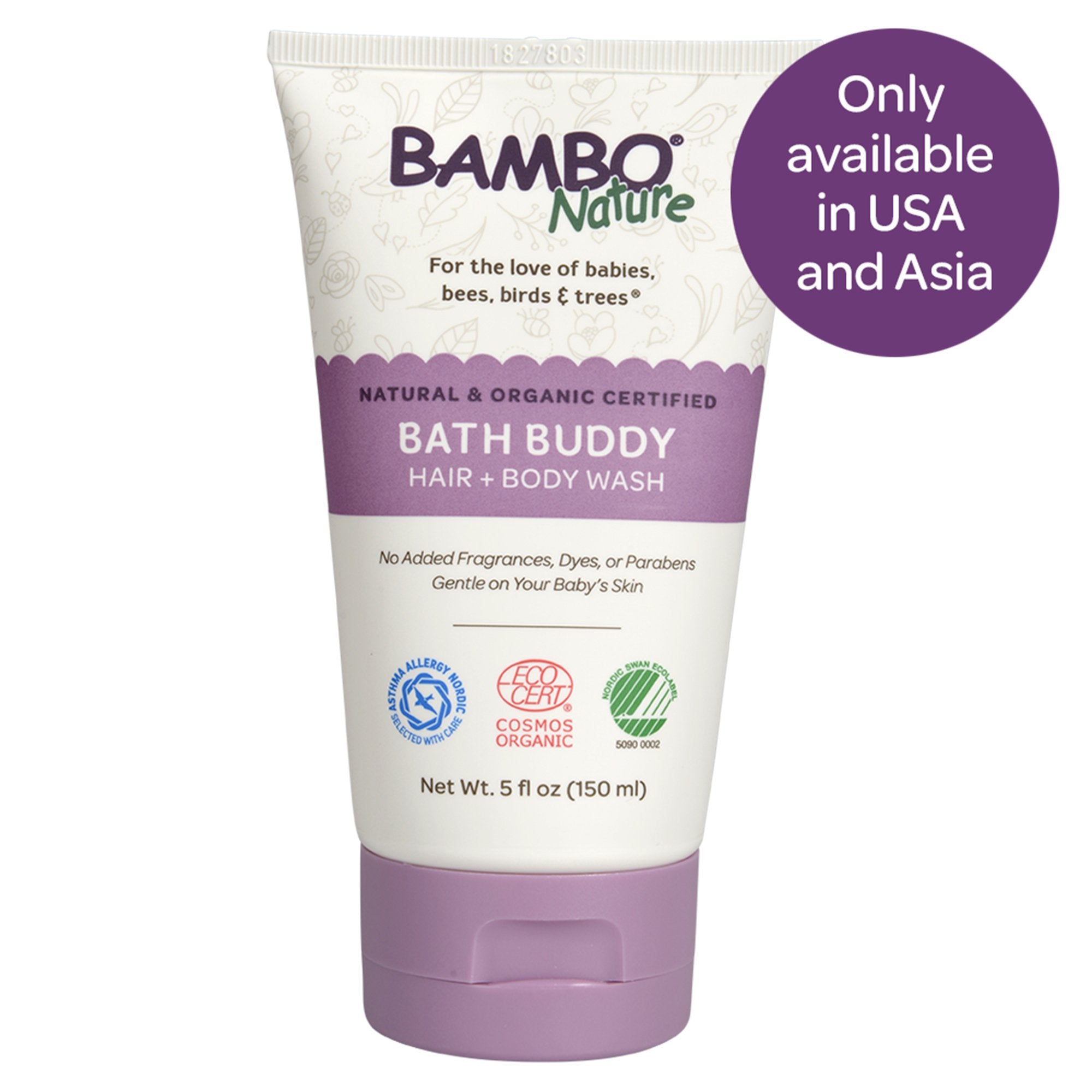 Shampoo and Body Wash Bambo® Nature Bath Buddy 5 oz. Tube Unscented - image 3