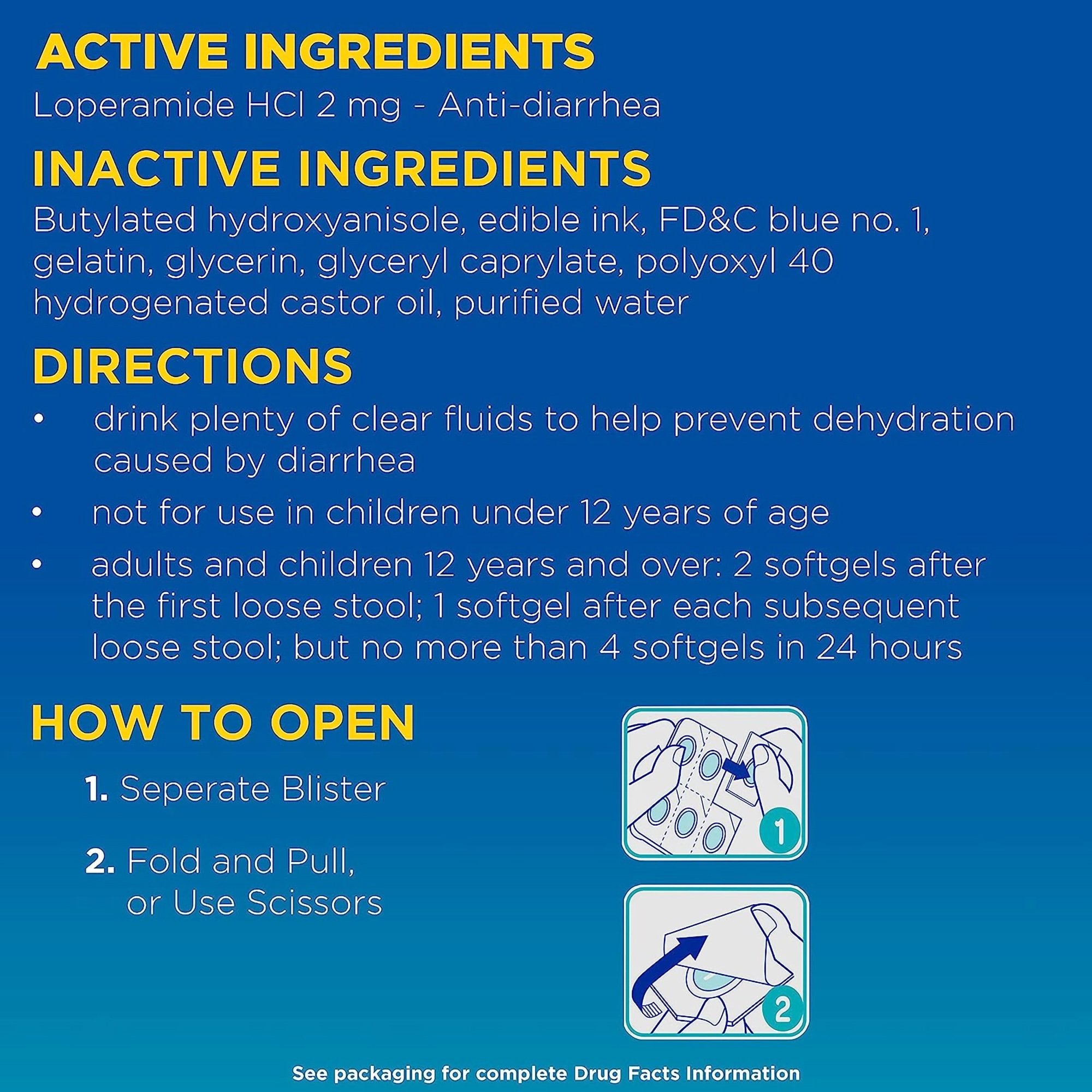 Anti-Diarrheal Imodium® A-D 2 mg Strength Caplet 24 per Box - image 6