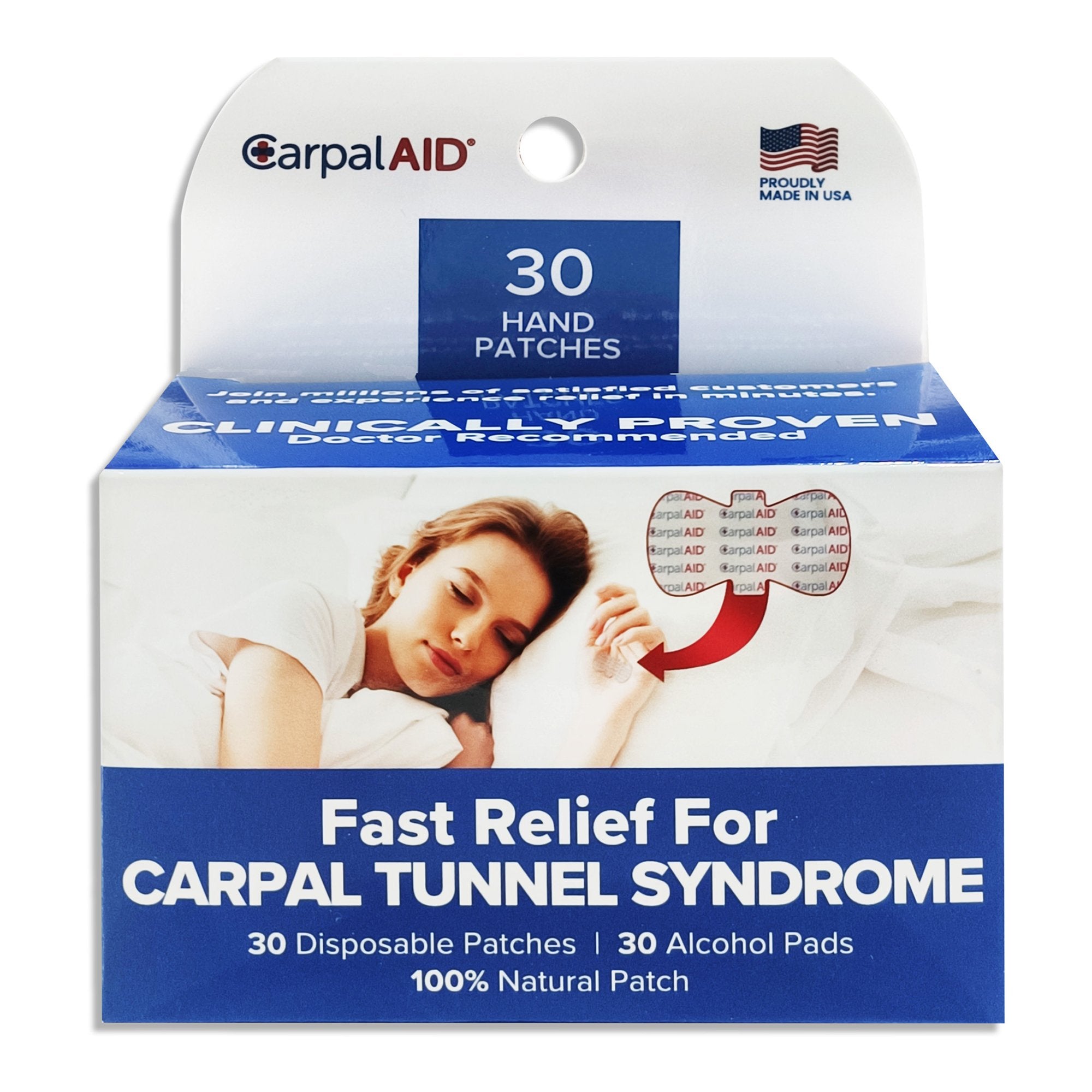 Carpal Aid® Patch Hand-Based Carpal Tunnel Support