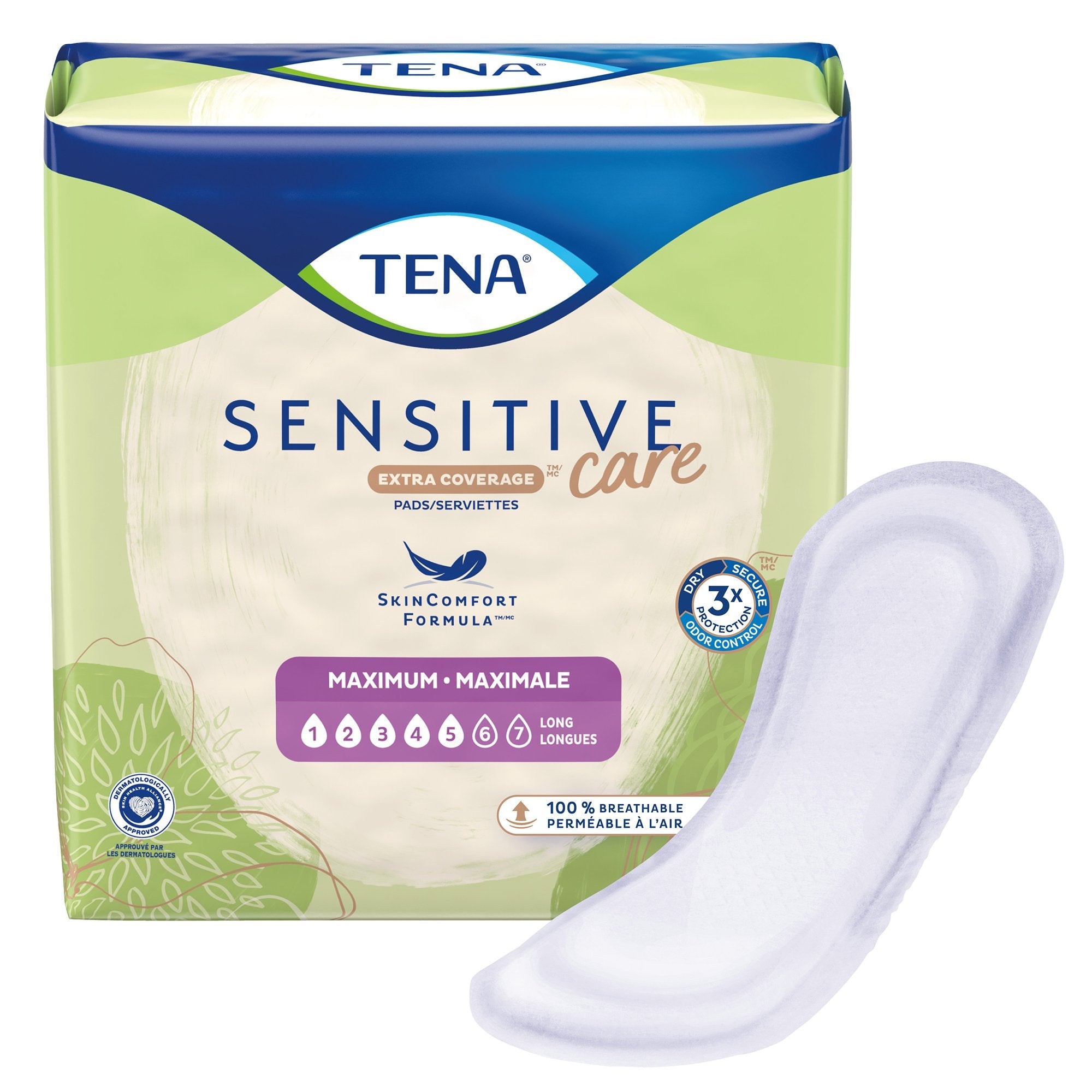Tena® Intimates™ Heavy Long Bladder Control Pad, 15-Inch Length (39 Units)
