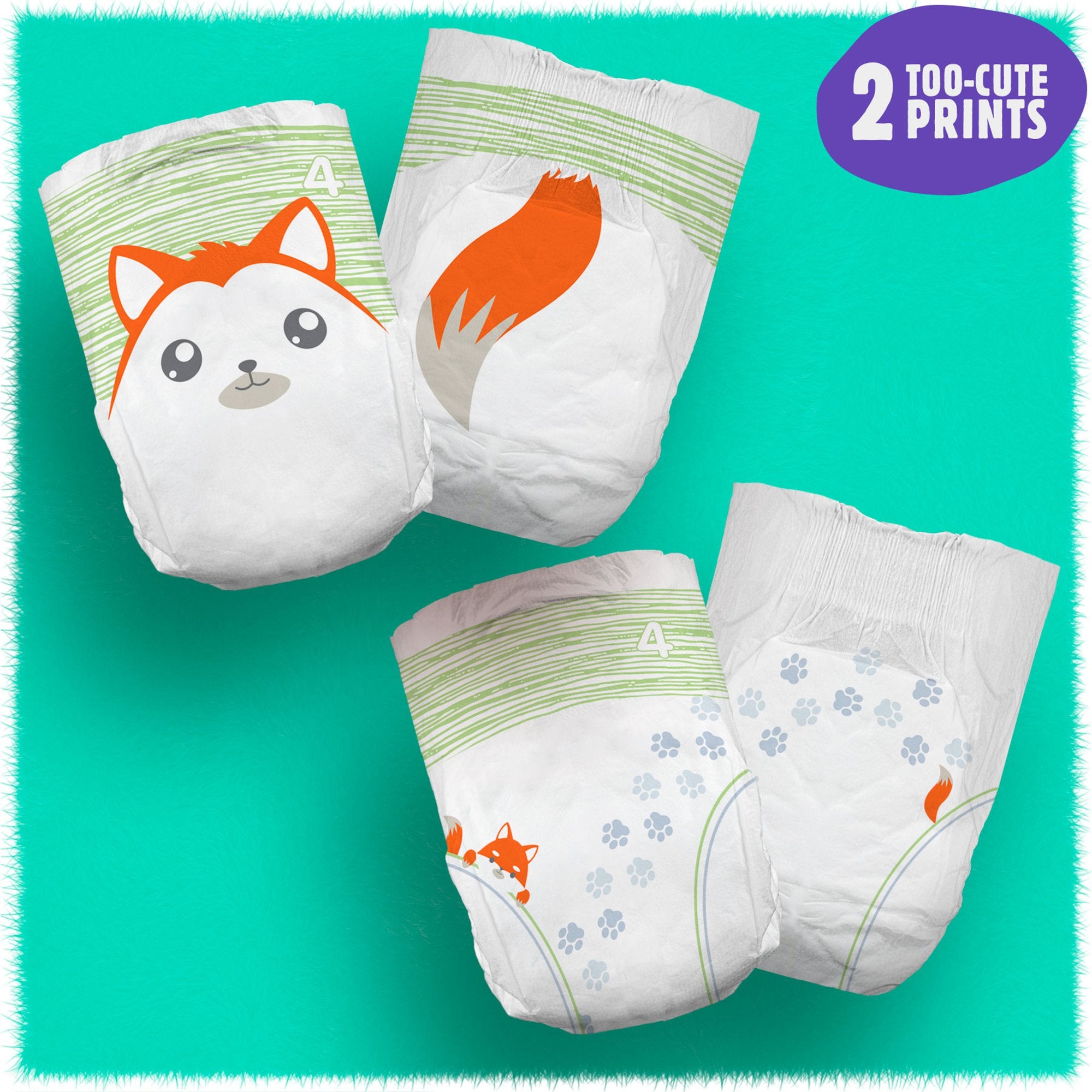 Unisex Baby Diaper Cuties® Complete Care Size 4 Disposable Heavy Absorbency - image 3
