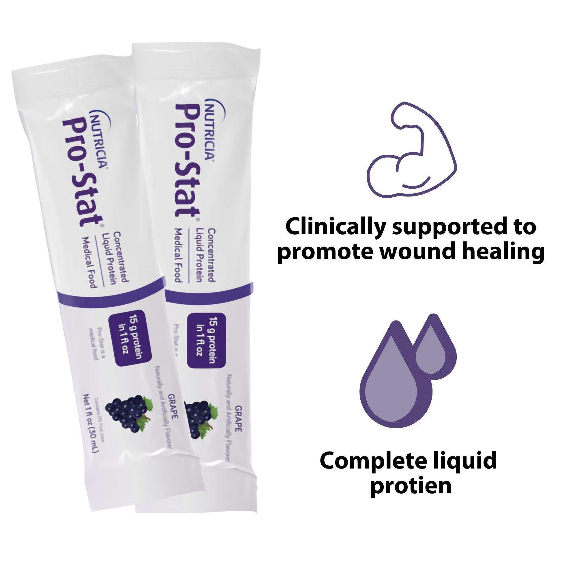 Oral Supplement Pro-Stat® Grape Flavor Liquid 1 oz. Individual Packet - image 3
