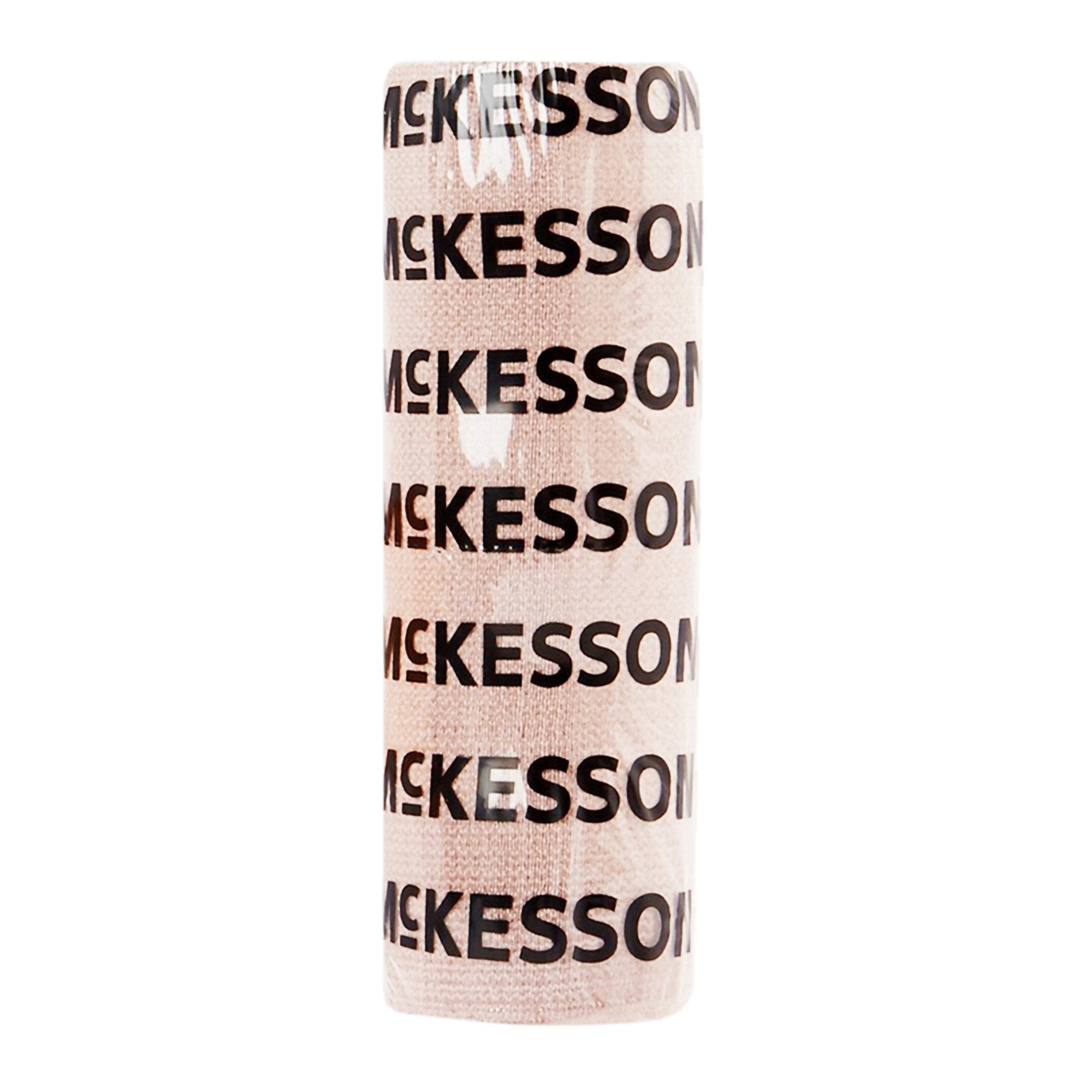 Elastic Bandage McKesson 6 Inch X 5 Yard Single Hook and Loop Closure Tan NonSterile Standard Compression - image 3
