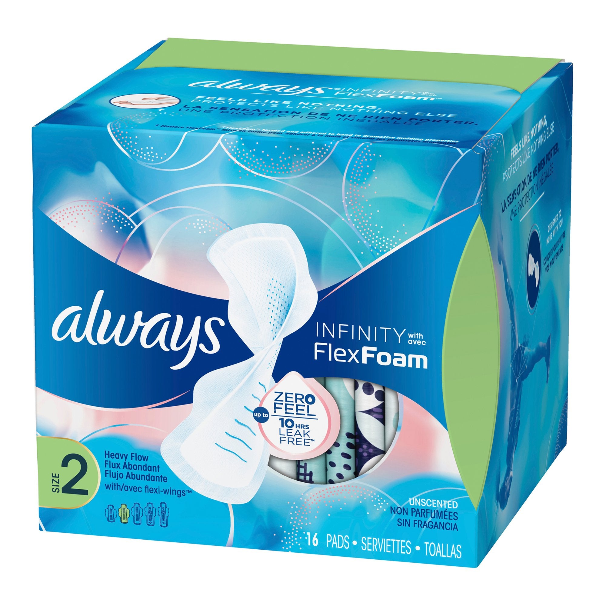 Feminine Pad Always® Infinity with Flex Foam Maxi with Wings Super Absorbency - image 3