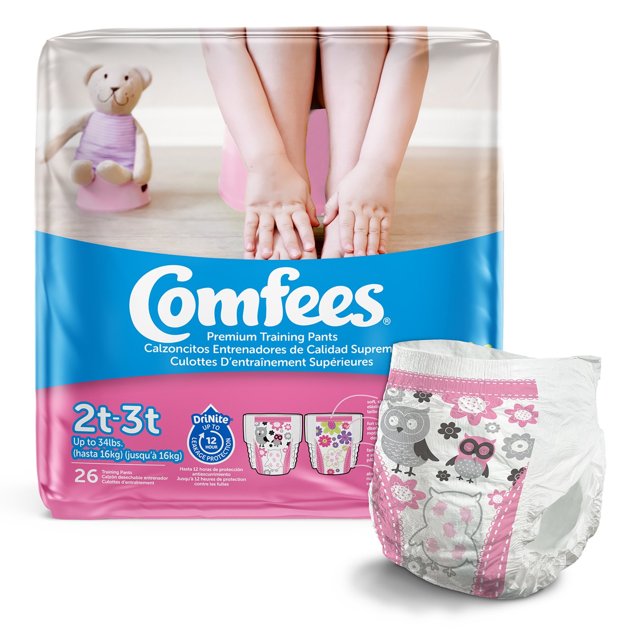Attends Comfees® Training Pants, 2T to 3T