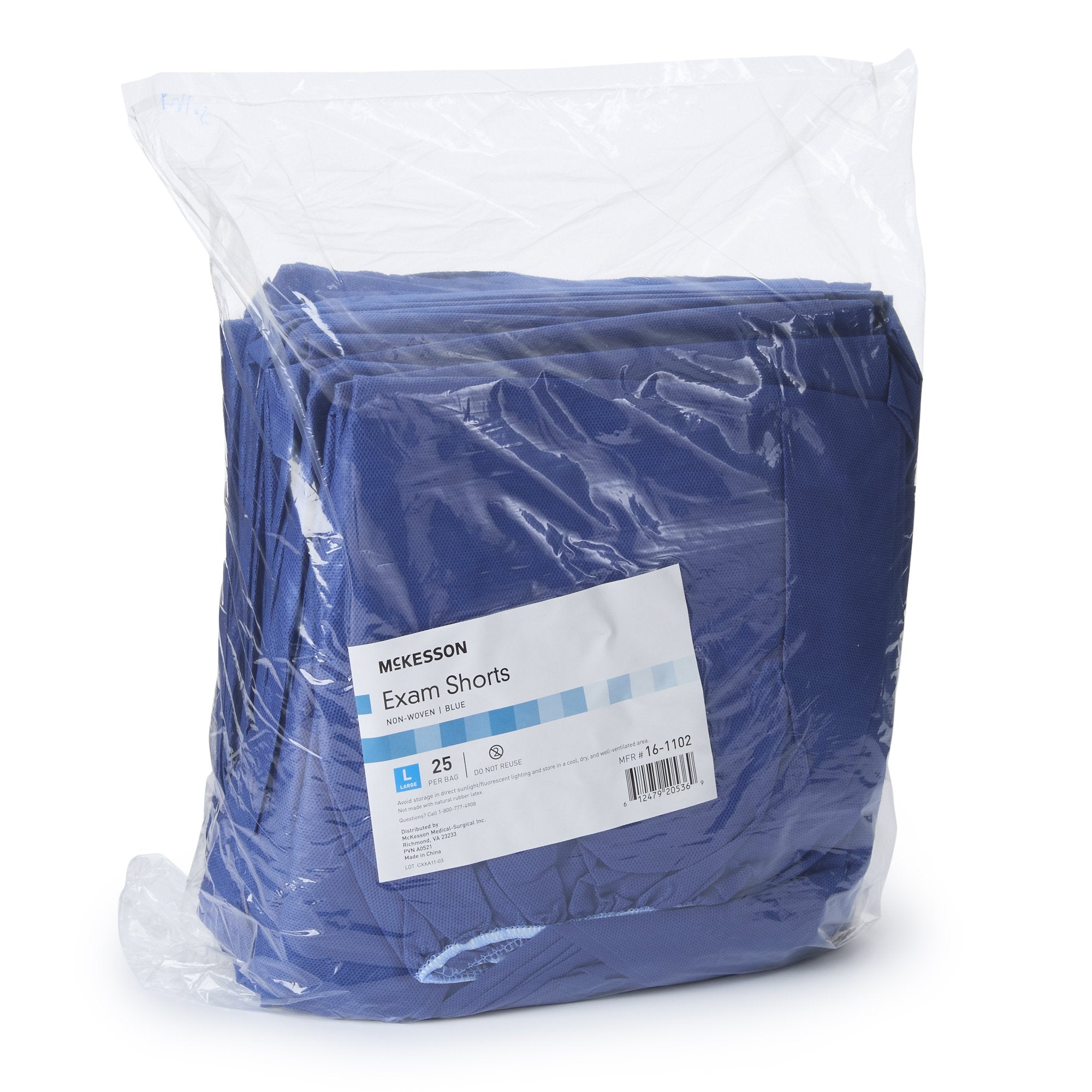 McKesson Patient Exam Shorts, Large (25 Units)