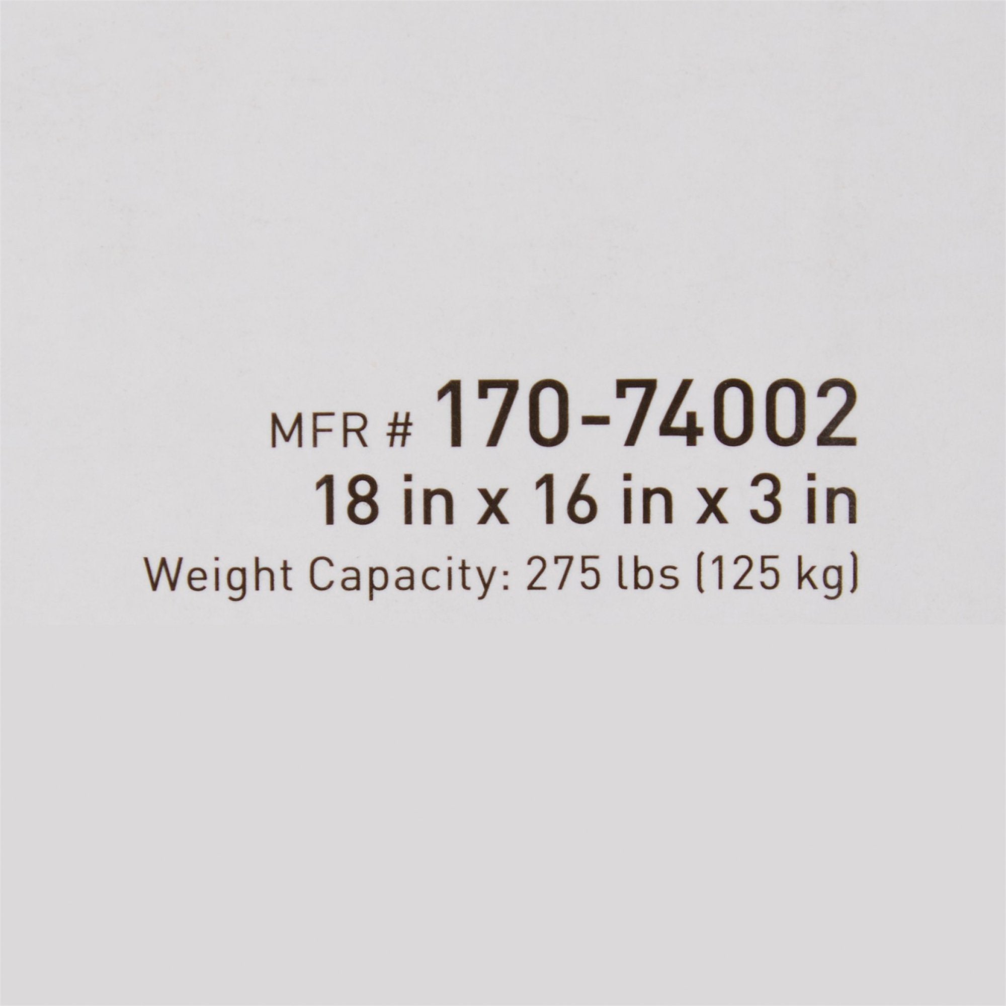 Seat Cushion McKesson 18 W X 16 L X 3 D Inch Foam / Gel - image 9