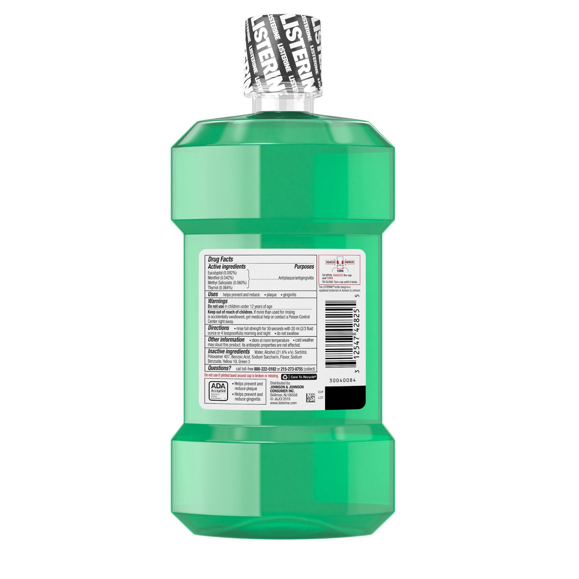 Mouthwash Listerine® 500 mL Fresh Mint Flavor - image 2