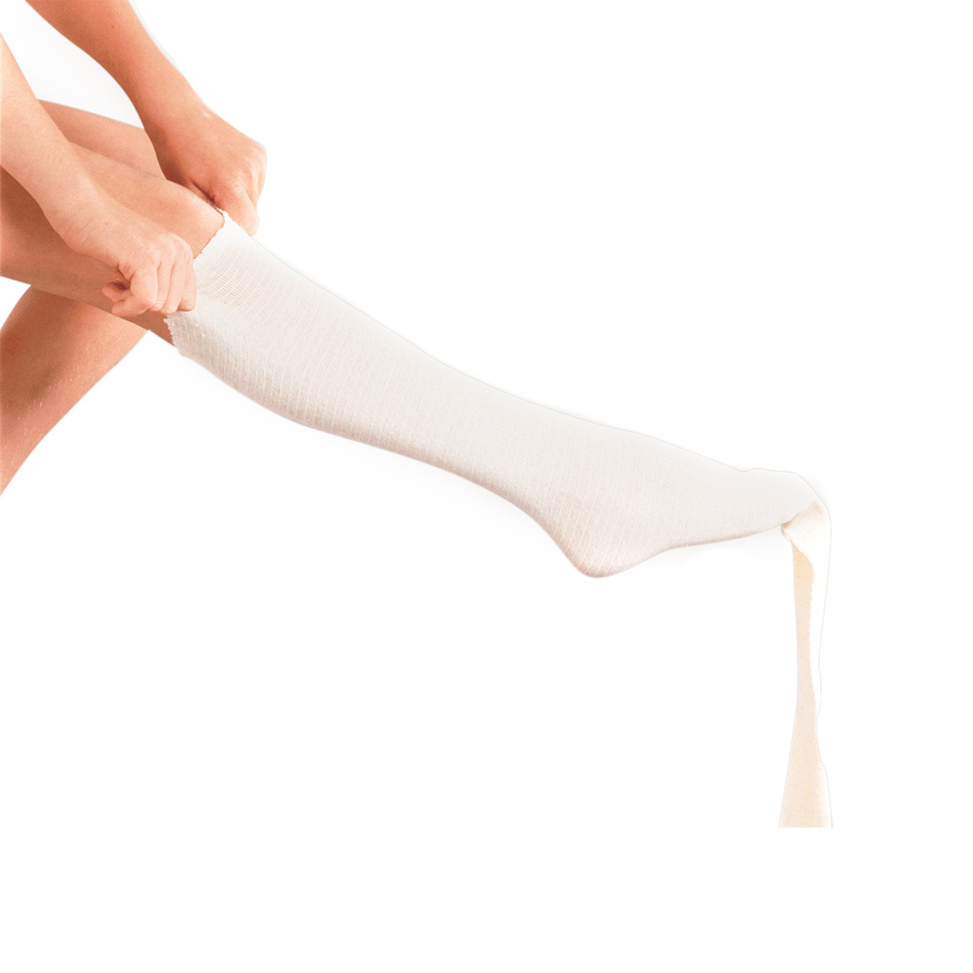 Elastic Tubular Support Bandage Tubigrip® 3-1/2 Inch X 1 Yard Large Ankle / Medium Knee / Small Thigh Pull On Natural NonSterile Size E Standard Compression - image 4