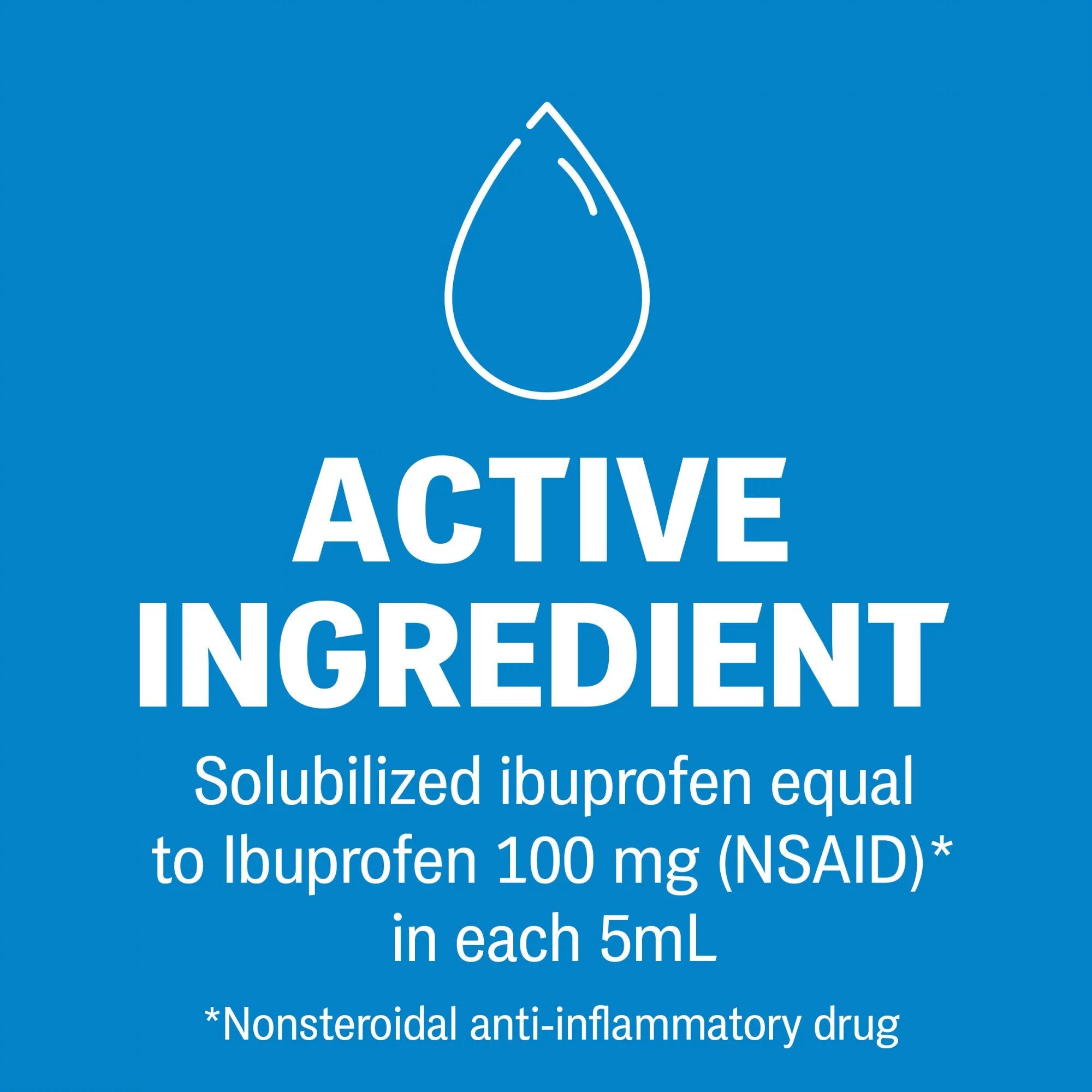 Children's Pain Relief Advil® 100 mg / 5 mL Strength Ibuprofen Oral Suspension 4 oz. - image 4