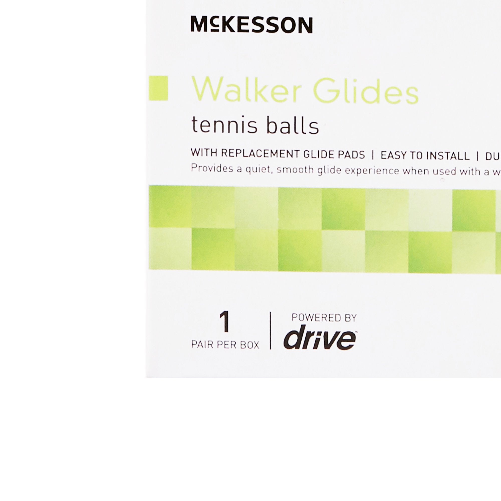 McKesson Tennis Ball Glide Pads (1 Unit)