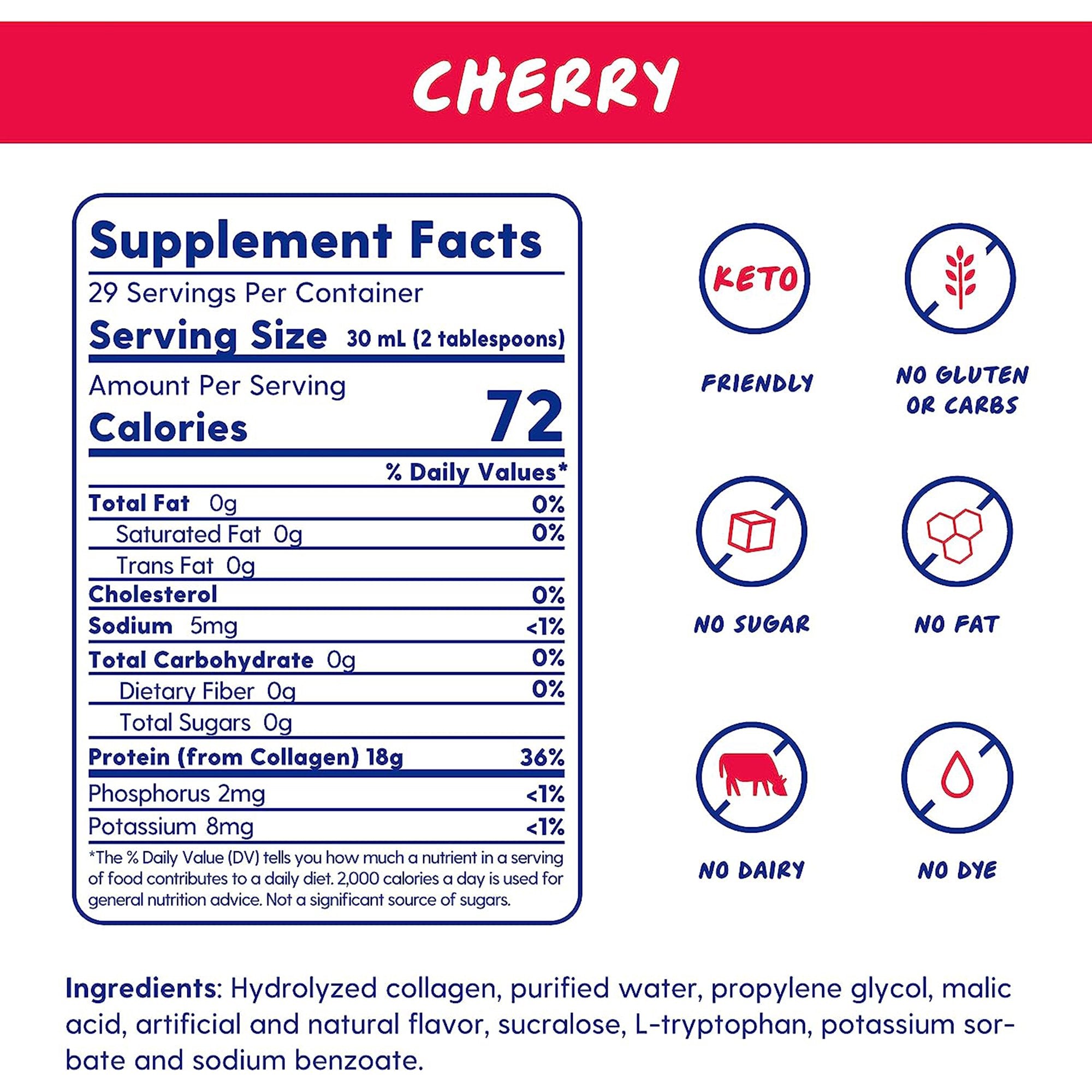 Oral Supplement Proteinex® Cherry Flavor Liquid 30 oz. Bottle - image 3