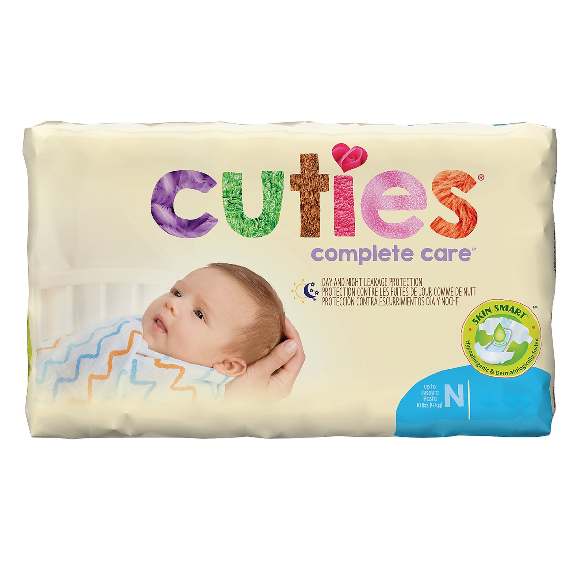 Cuties® Complete Care Diapers, Newborn