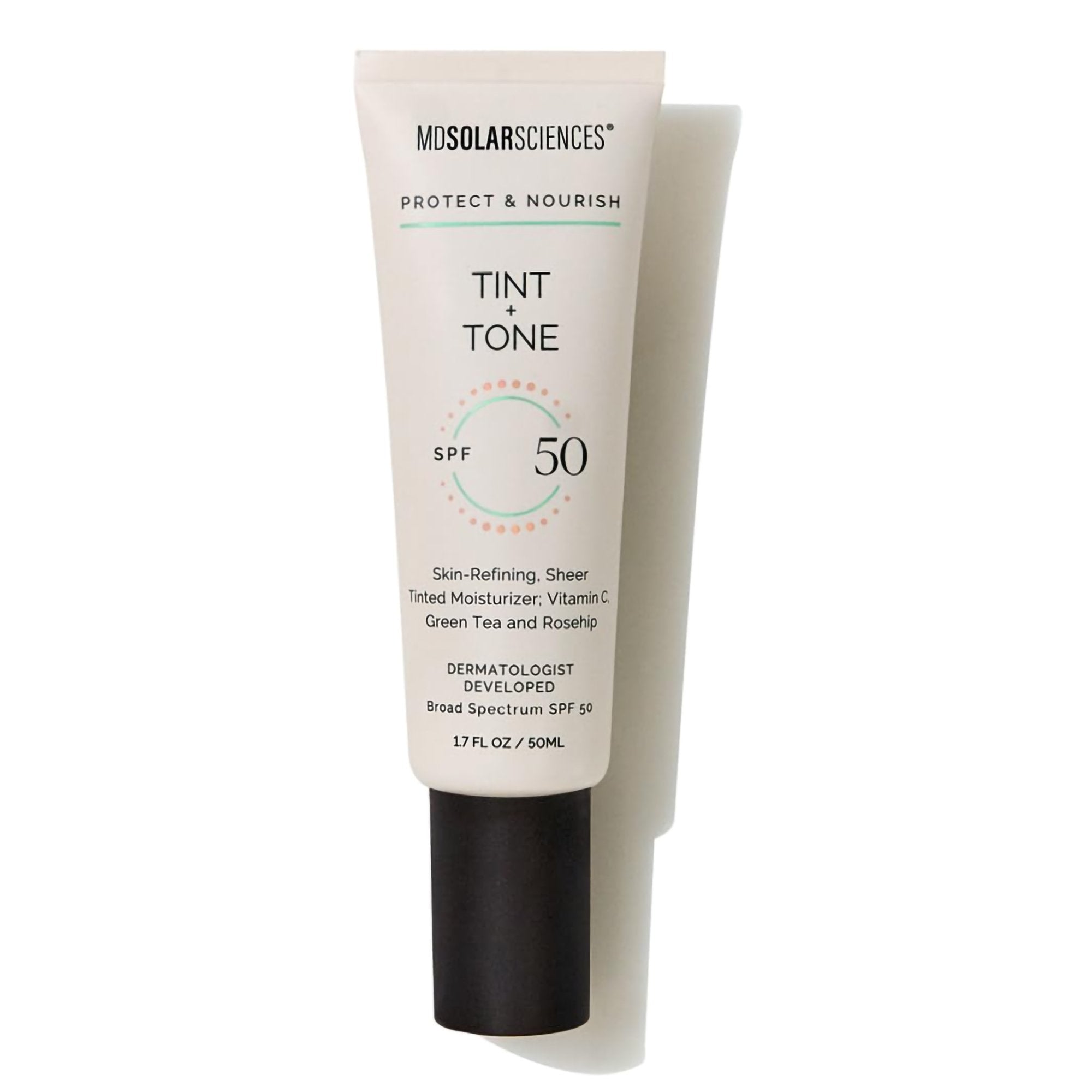 Facial Moisturizer with Sunscreen MDSolarsciences™ Tint + Tone SPF 50 1.7 oz. Tube Scented Cream