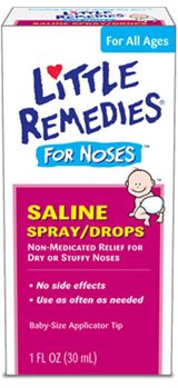 Saline Nasal Spray Little Remedies® for Noses 0.65% Strength 1 oz.