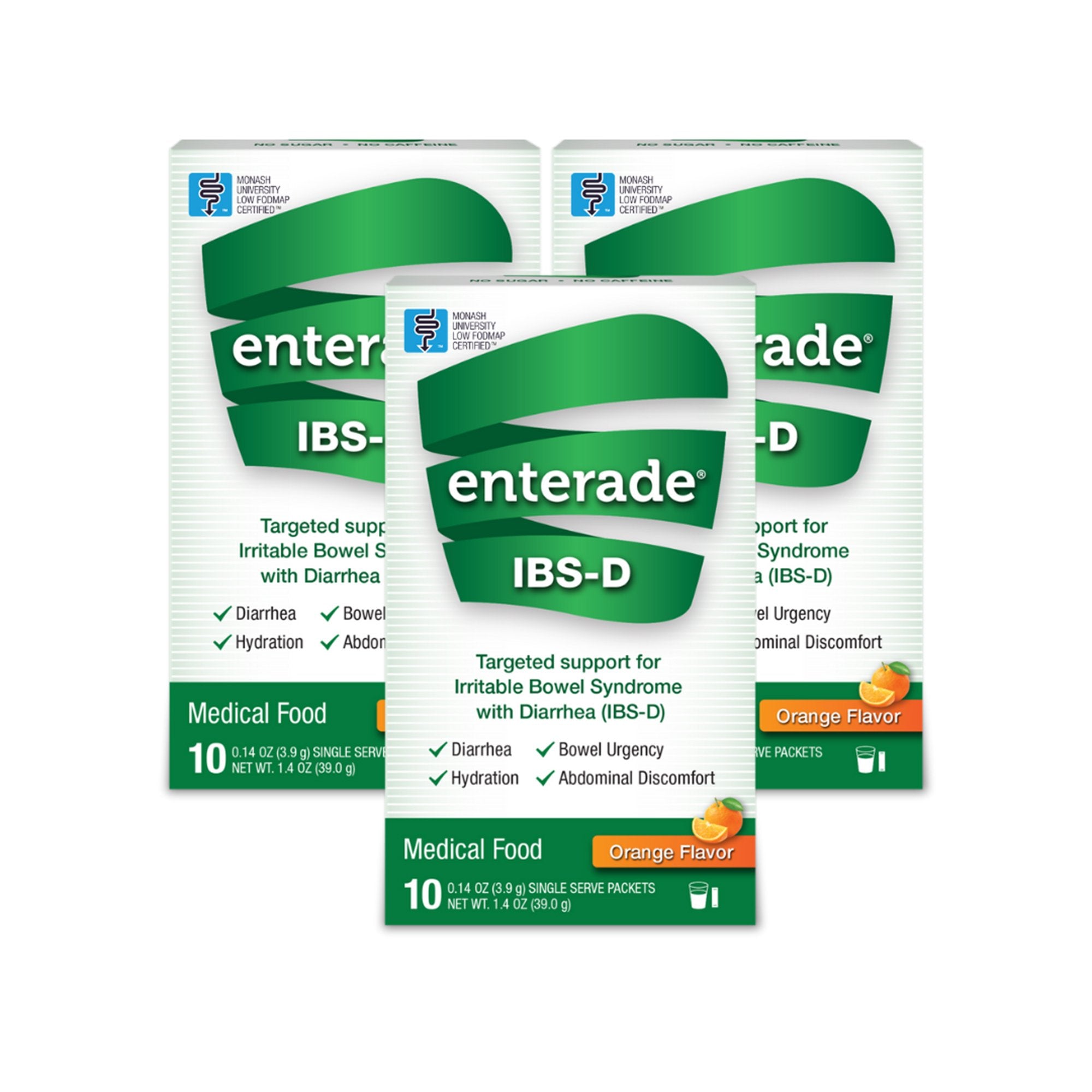 Oral Supplement enterade® IBS-D Orange Flavor Powder 0.14 oz. Individual Packet - image 4