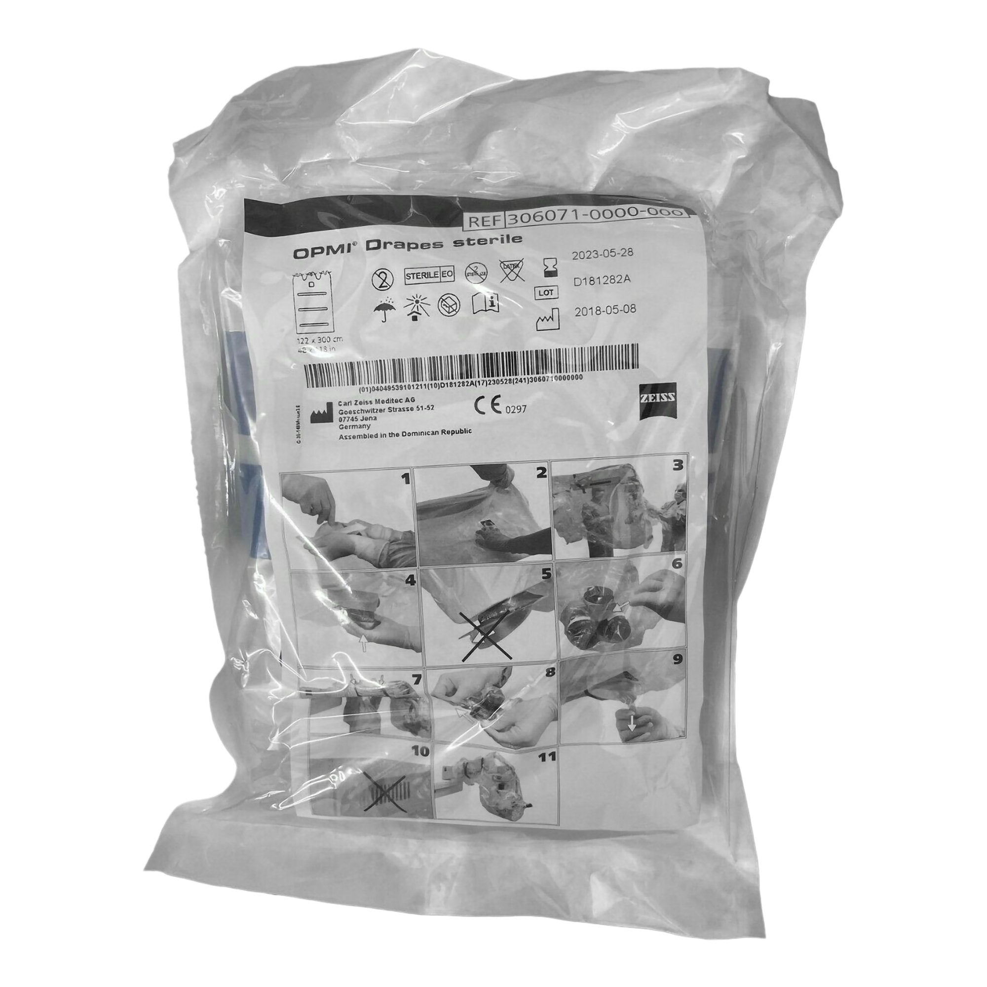 Zeiss Microscope Drape, 118 x 48 Inch