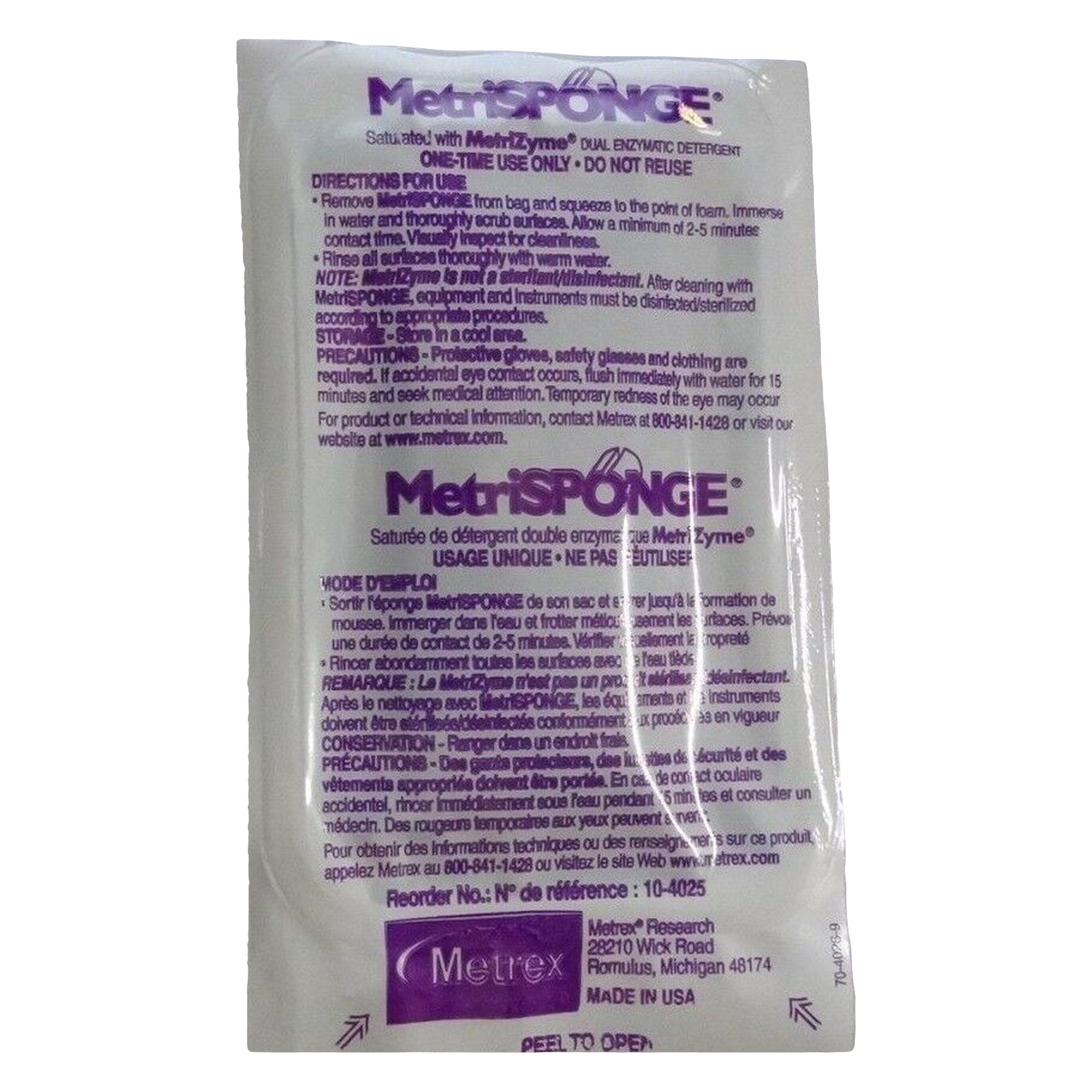 MetriSponge® Instrument Cleaning Sponge (25 Units)