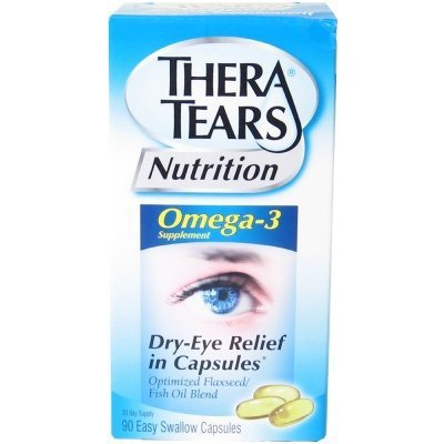 Multivitamin Supplement TheraTears Nutrition® Vitamin E / Fish Oil / Flaxseed Oil 183 IU - 1,600 mg Strength Capsule 120 per Bottle