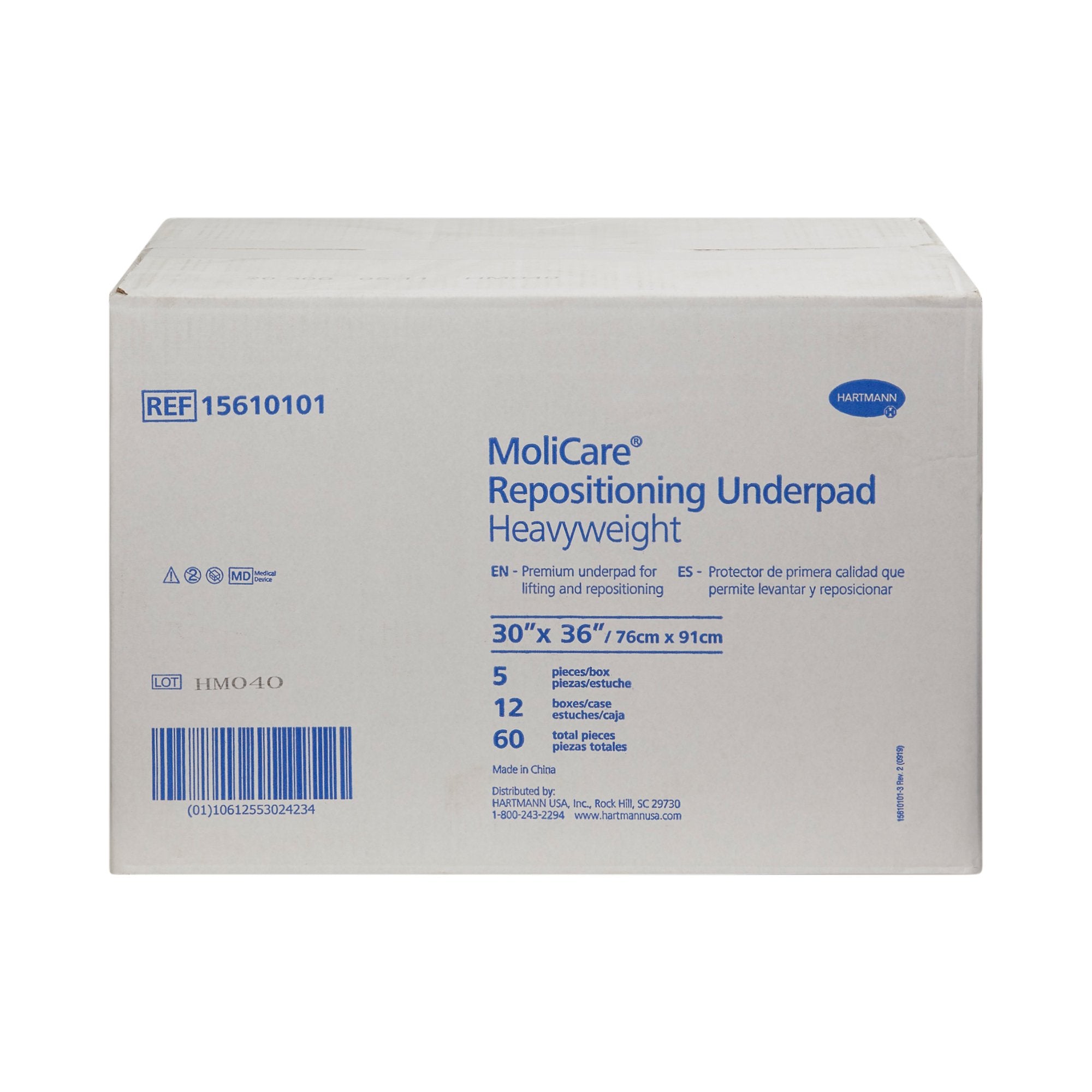 Disposable Underpad MoliCare® Repositioning 30 X 36 Inch Polymer Heavy Absorbency - image 5