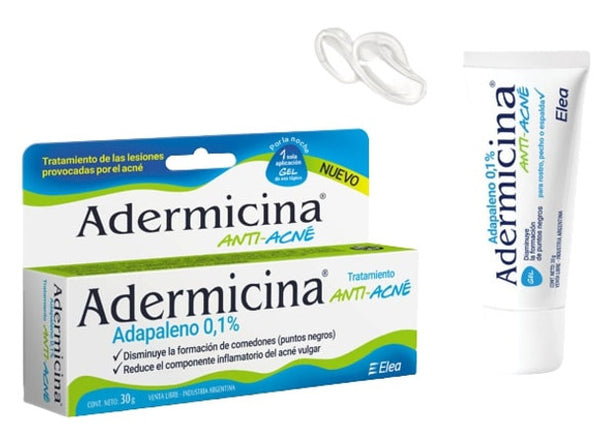 Adermicina Anti-Acne Gel for a Flawless Face, Chest & Back - Combat Acne with Confidence, 30 g / 1.05 oz