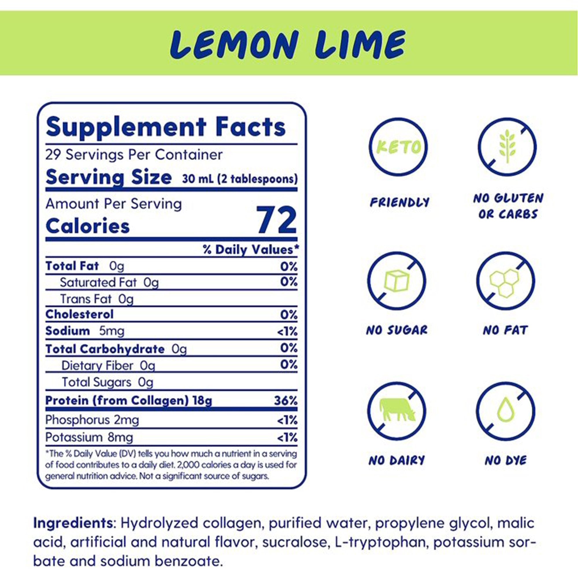 Oral Supplement Proteinex® Lemon-Lime Flavor Liquid 16 oz. Bottle - image 2
