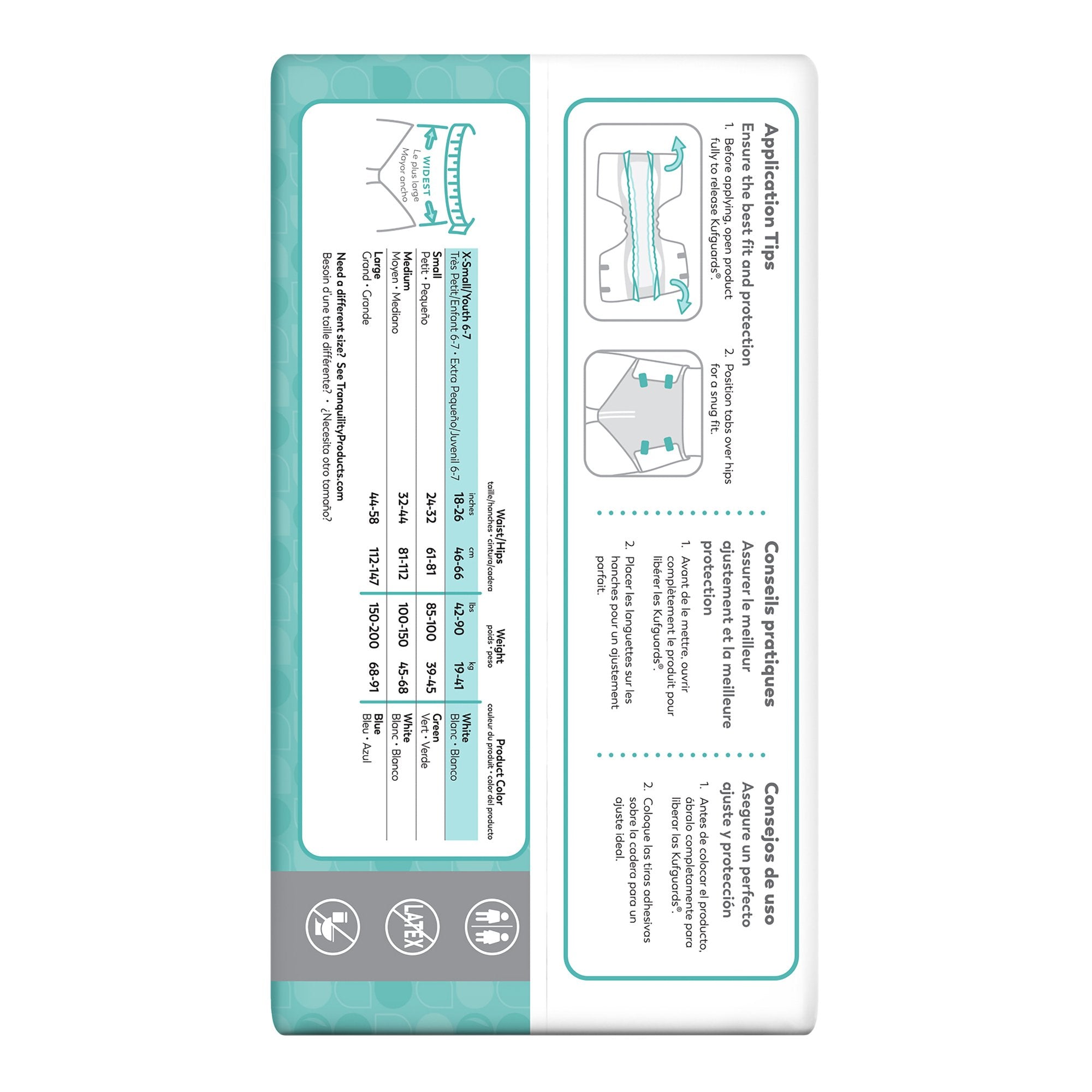 Tranquility® Essential Heavy Incontinence Brief, Extra Small (10 Units)