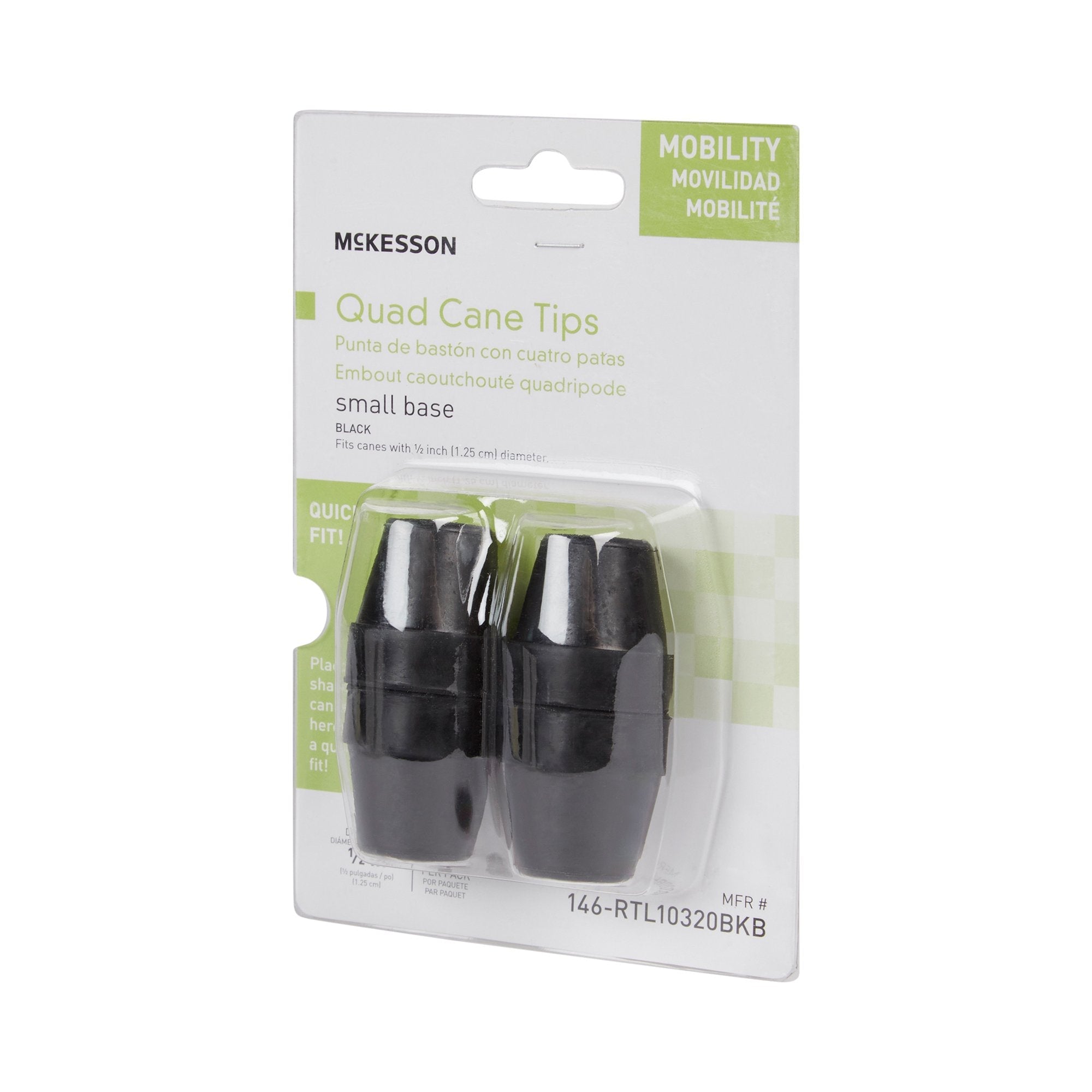 McKesson Quad Cane Tips (4 Units)