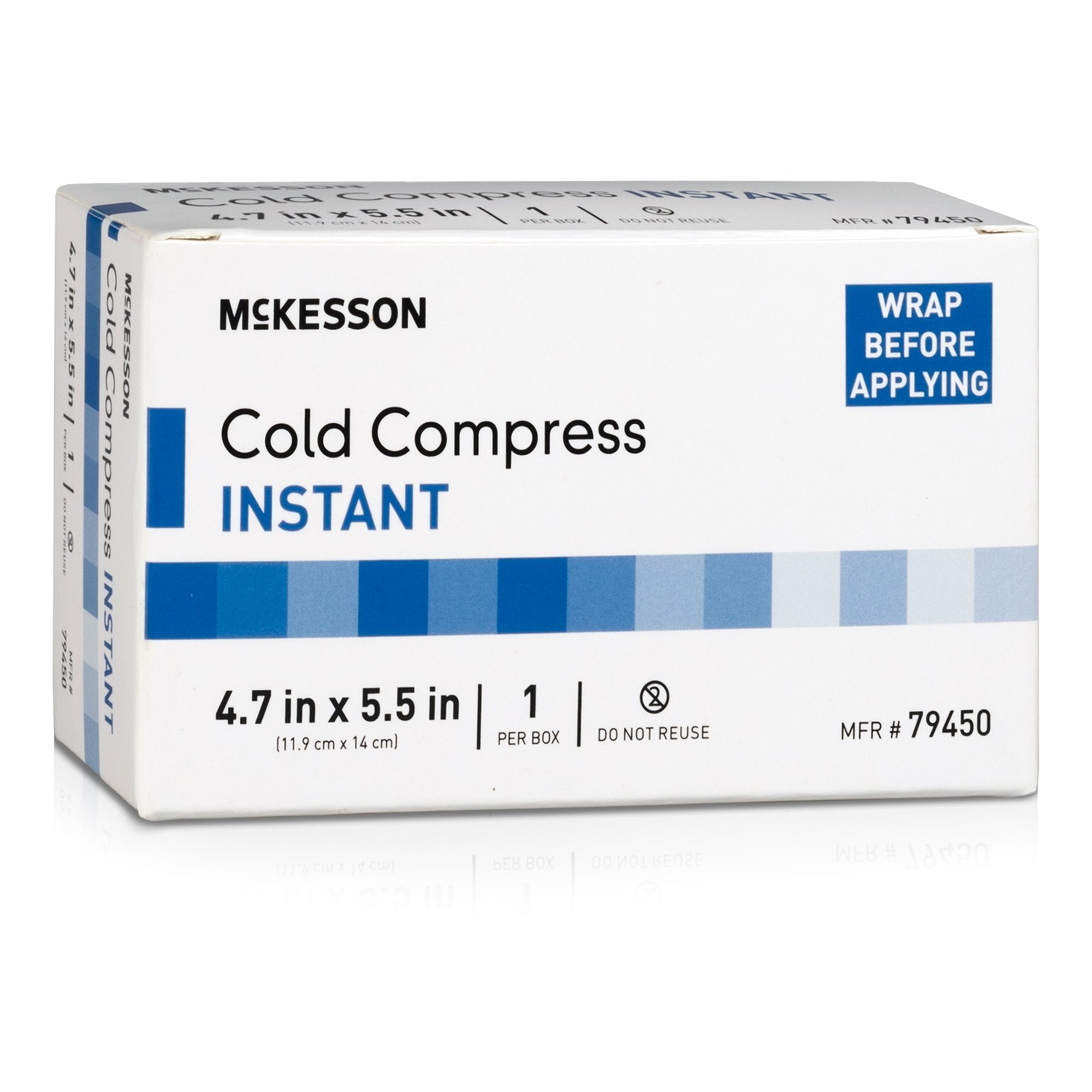 McKesson Instant Cold Pack, 4-7/10 x 5-1/2 Inch (50 Units)